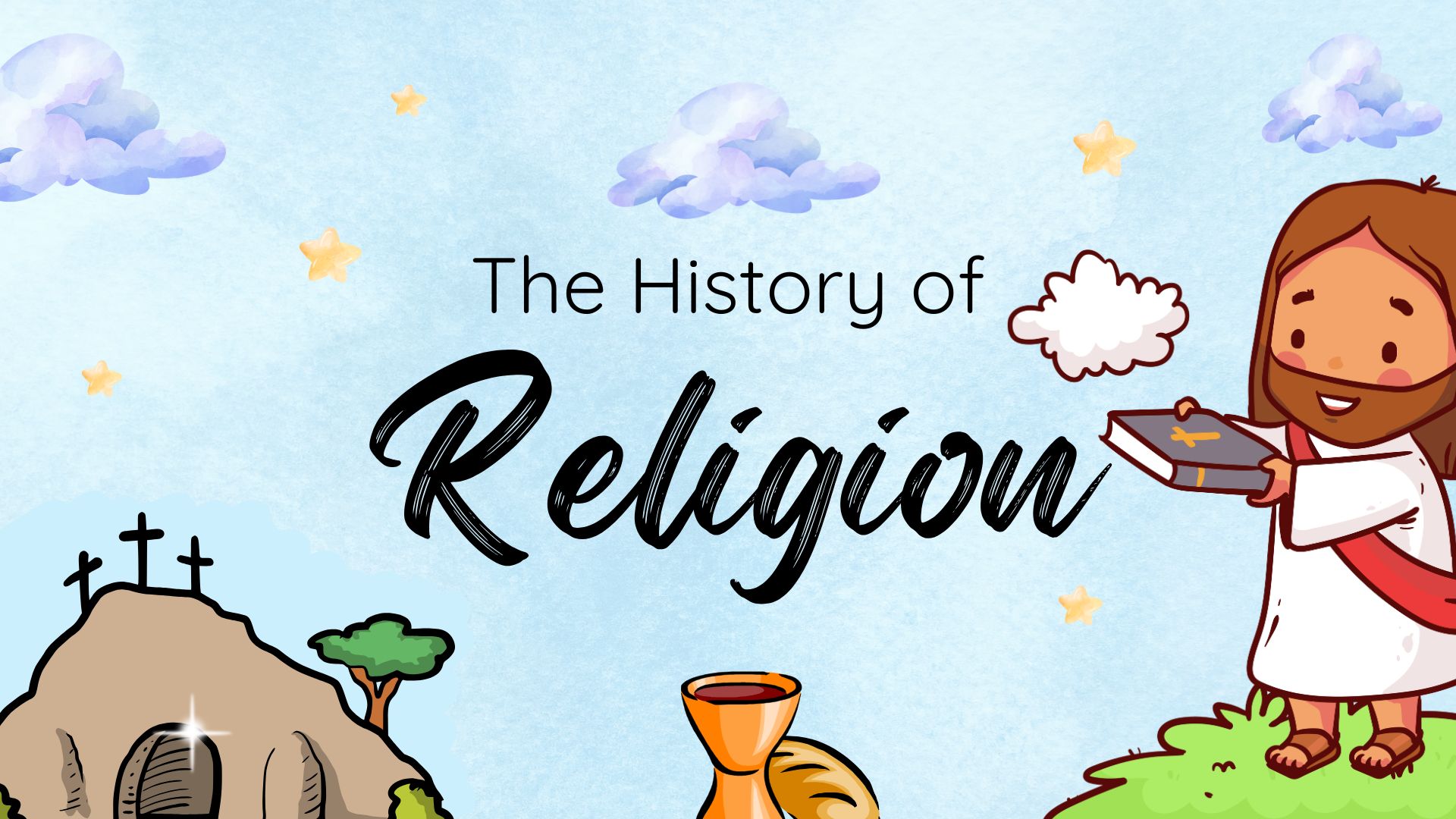 Blue-Cute-Religious-the-History-of-Jesus-Slide-Presentation