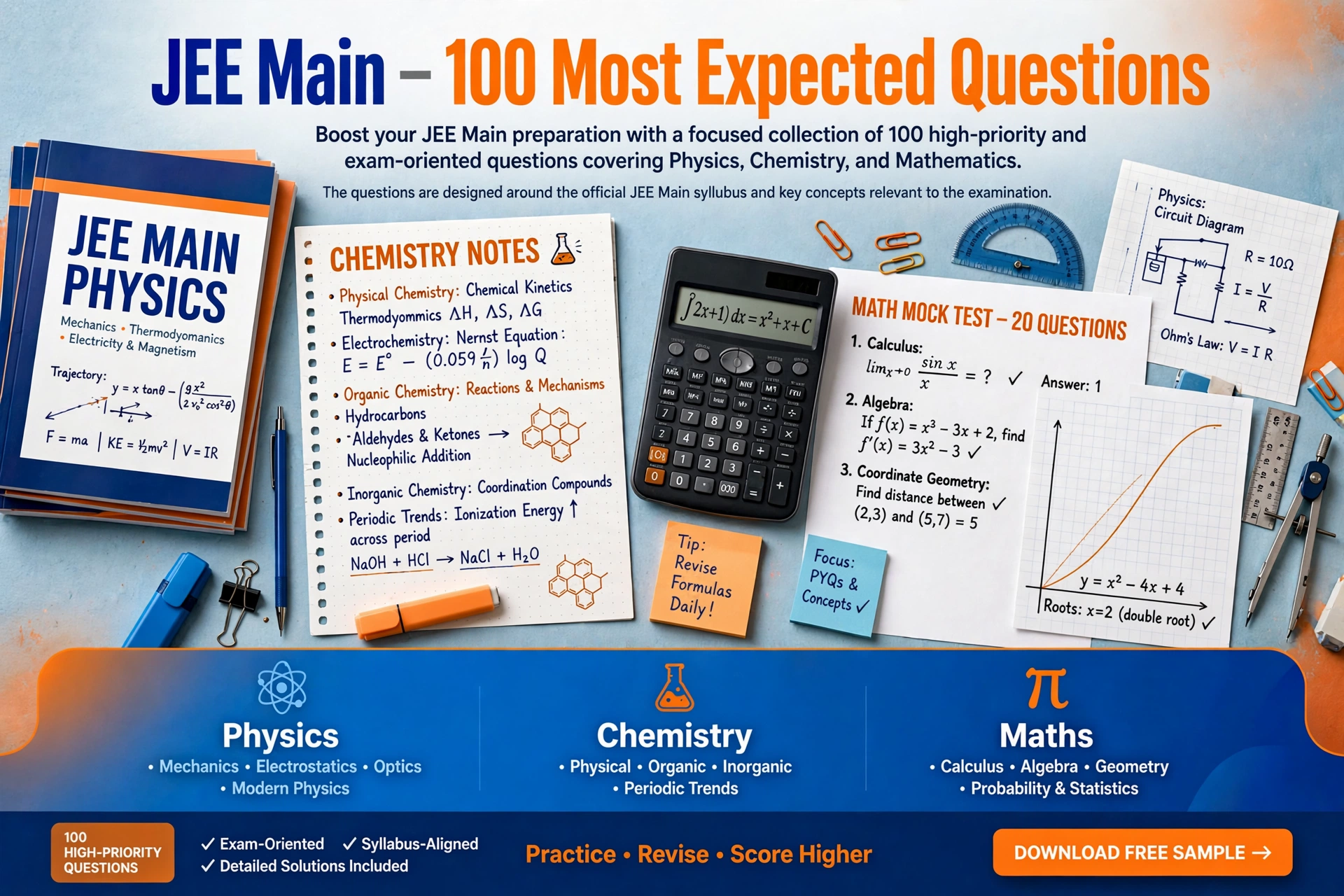 JEE MAIN - 100 Most Expected Questions (2)