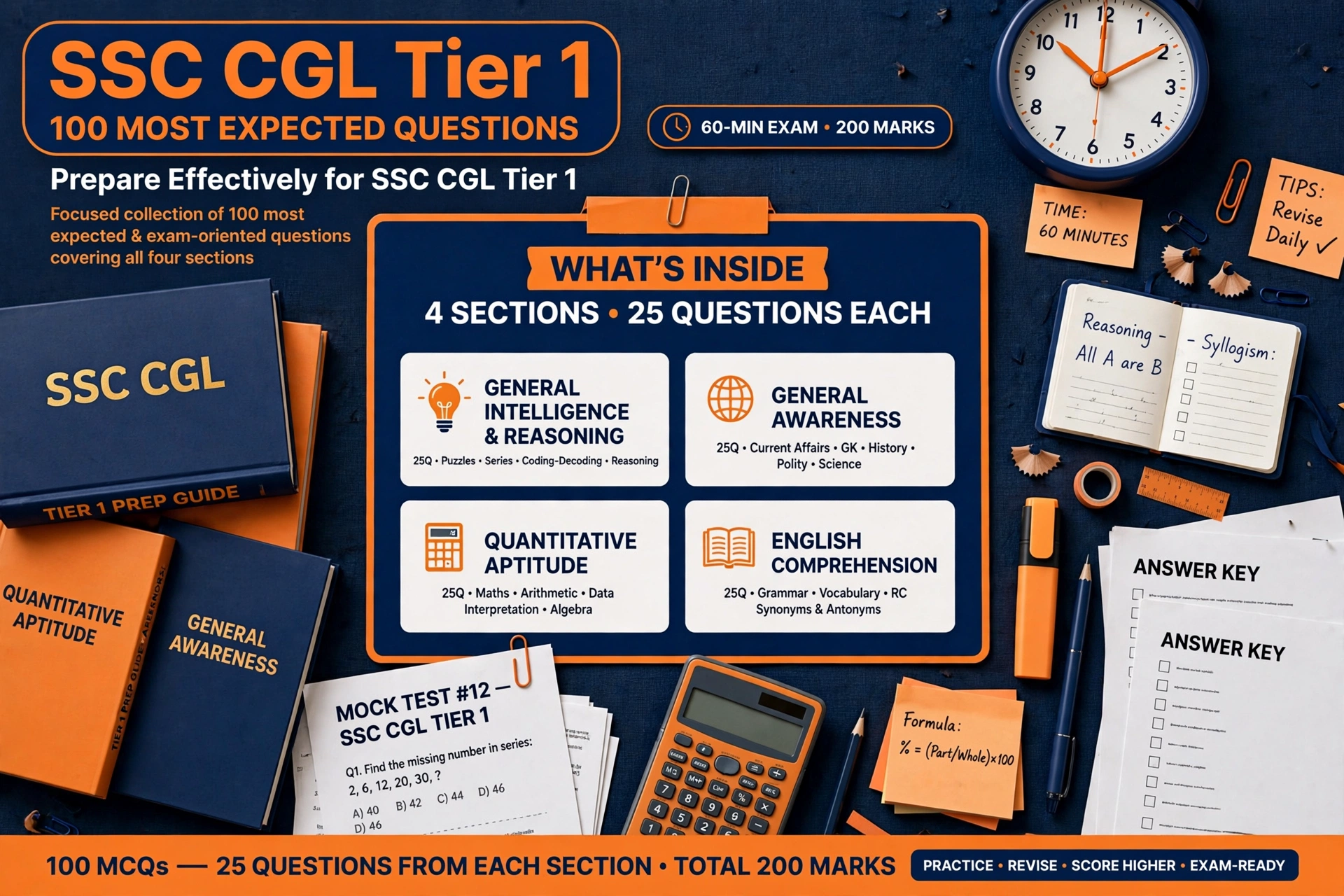 SSC CGL Tier 1 - 100 Most expected Questions (2)